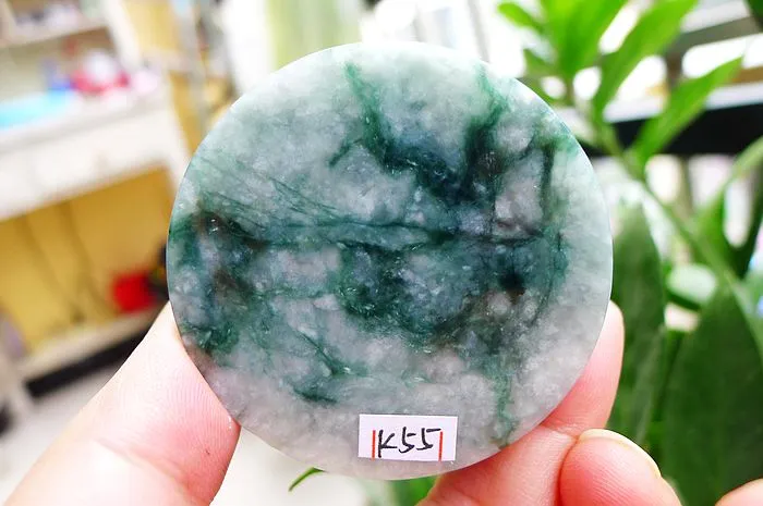 Natural Jade Rough Jadeite Raw (139g,5.5X1.78cm)