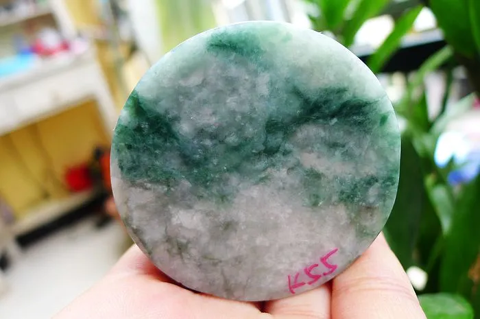 Natural Jade Rough Jadeite Raw (139g,5.5X1.78cm)