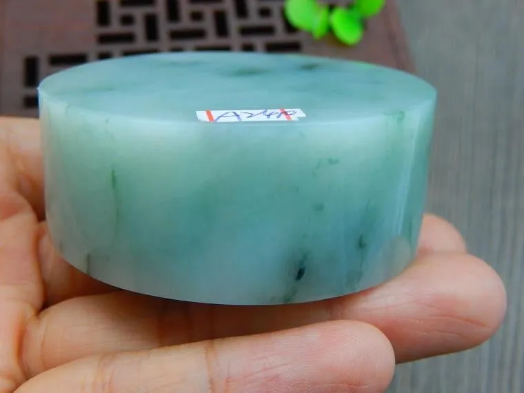 Natural Jade Rough Jadeite Raw (173g, 54X54X21mm)