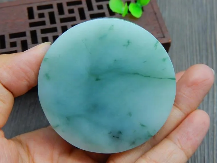 Natural Jade Rough Jadeite Raw (173g, 54X54X21mm)