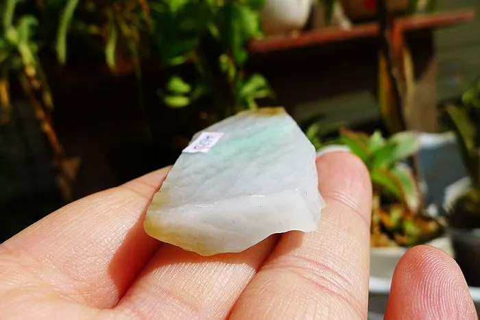 Natural Jade Rough Jadeite Raw (25g,4.9X2.5X0.9cm)