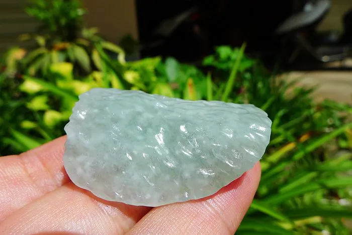 Natural Jade Rough Jadeite Raw (27g,4.1X3.3X1cm)