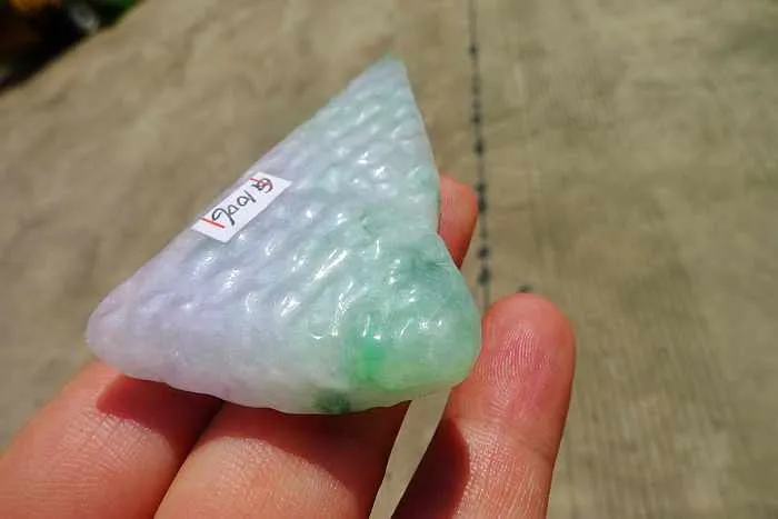 Natural Jade Rough Jadeite Raw (28g,6.4X3.5X0.75cm)