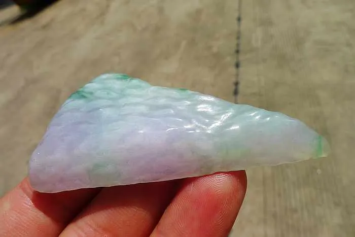 Natural Jade Rough Jadeite Raw (28g,6.4X3.5X0.75cm)