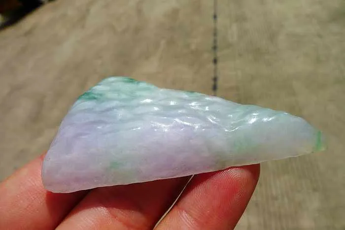 Natural Jade Rough Jadeite Raw (28g,6.4X3.5X0.75cm)