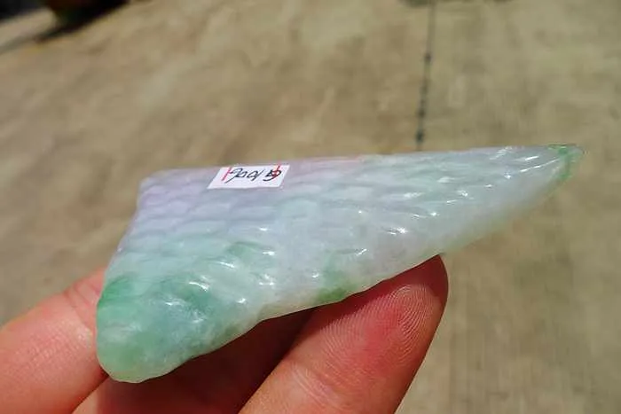 Natural Jade Rough Jadeite Raw (28g,6.4X3.5X0.75cm)