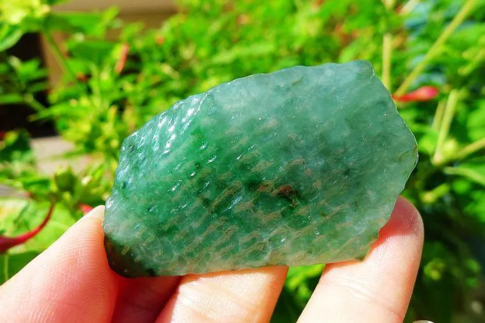 Natural Jade Rough Jadeite Raw (30.5g,4.9X3.2X1.2cm)