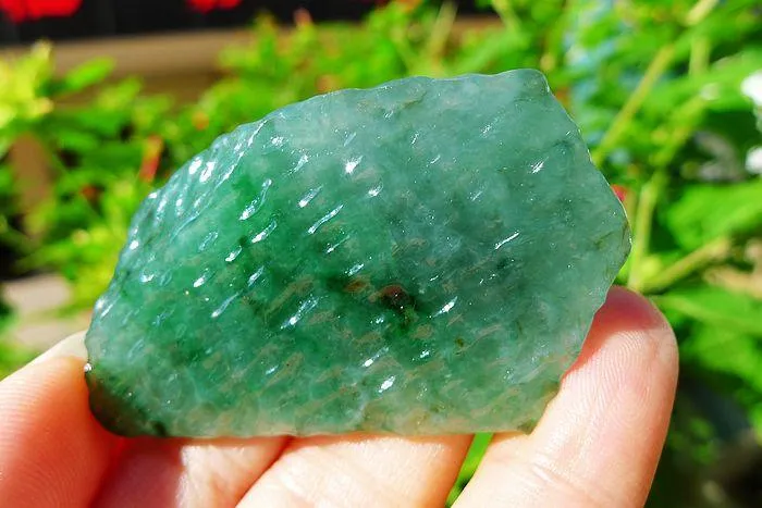 Natural Jade Rough Jadeite Raw (30.5g,4.9X3.2X1.2cm)