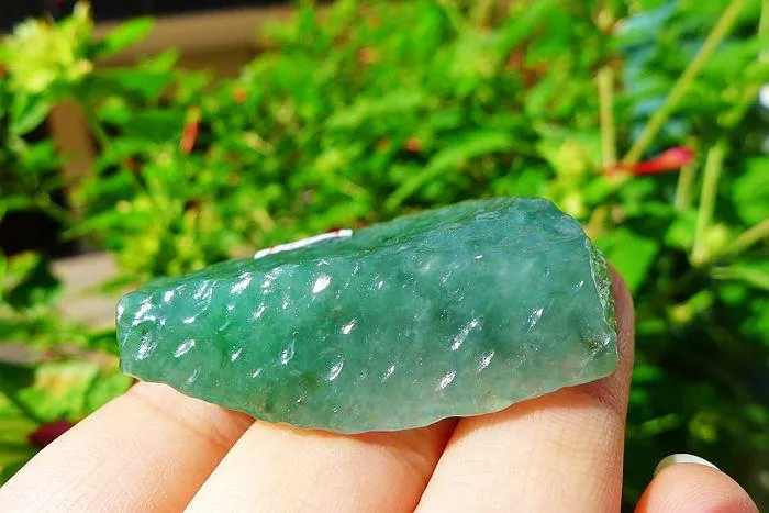 Natural Jade Rough Jadeite Raw (30.5g,4.9X3.2X1.2cm)