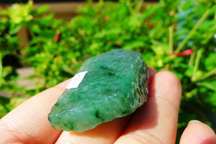 Natural Jade Rough Jadeite Raw (30.5g,4.9X3.2X1.2cm)
