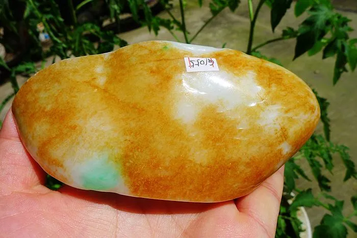 Natural Jade Rough Jadeite Raw (440g,12X5.8X3.8cm)