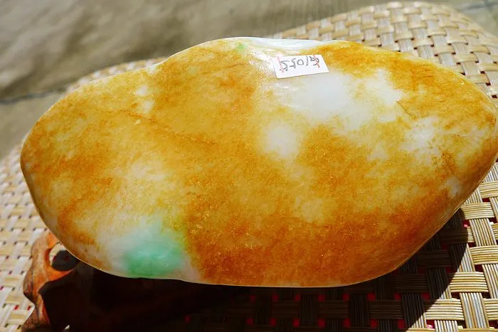 Natural Jade Rough Jadeite Raw (440g,12X5.8X3.8cm)