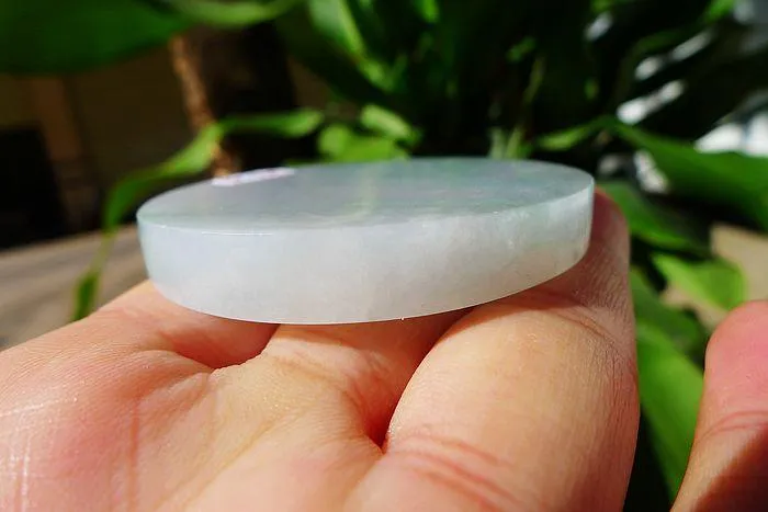 Natural Jade Rough Jadeite Raw (49g,5.25X0.7cm)