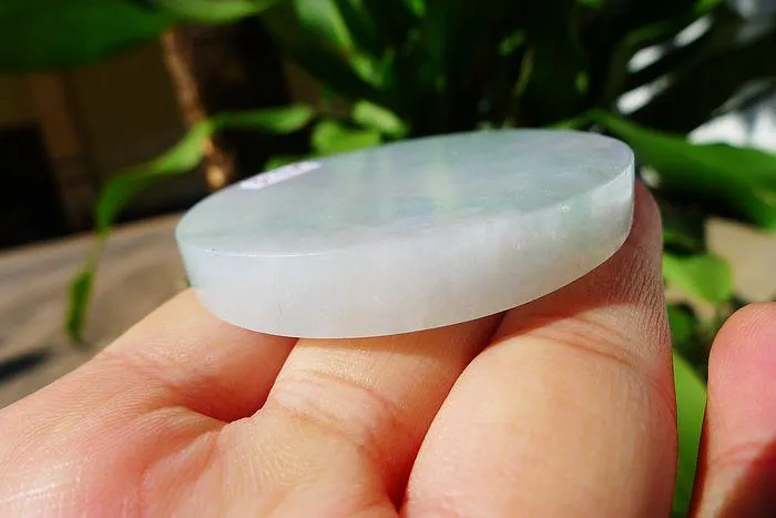 Natural Jade Rough Jadeite Raw (49g,5.25X0.7cm)