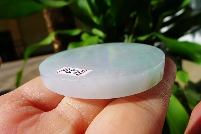 Natural Jade Rough Jadeite Raw (49g,5.25X0.7cm)