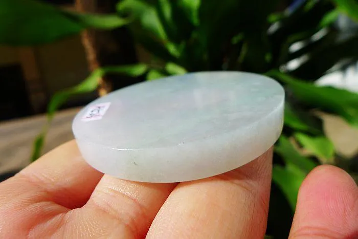Natural Jade Rough Jadeite Raw (49g,5.25X0.7cm)