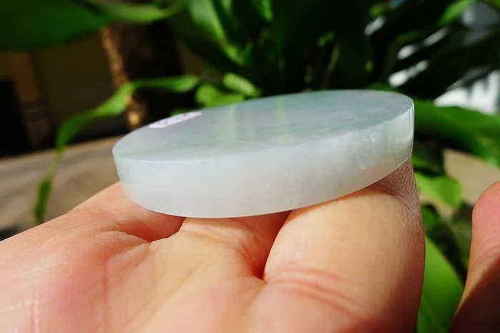 Natural Jade Rough Jadeite Raw (49g,5.25X0.7cm)