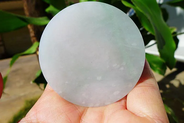 Natural Jade Rough Jadeite Raw (49g,5.25X0.7cm)