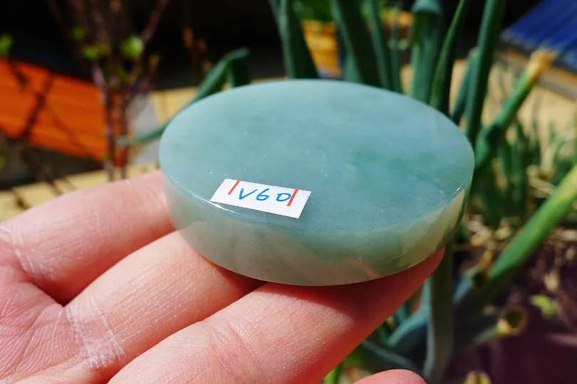 Natural Jade Rough Jadeite Raw (71g,5.2X5.2X1cm)