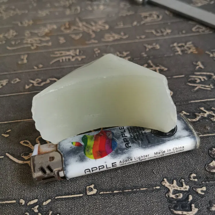 Natural Kunlun Jade Rough Nephrite Raw (100g, 6X3.8X2.8cm)