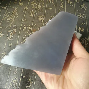 Natural Kunlun Jade Rough Nephrite Raw (307g, 10X9.5X3.5cm)