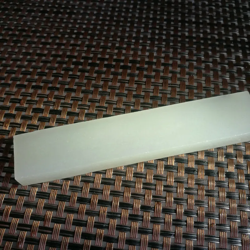 Natural Kunlun Jade Rough Nephrite Raw (44g, 10X2x0.8cm)