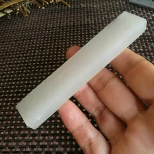 Natural Kunlun Jade Rough Nephrite Raw (44g, 10X2x0.8cm)