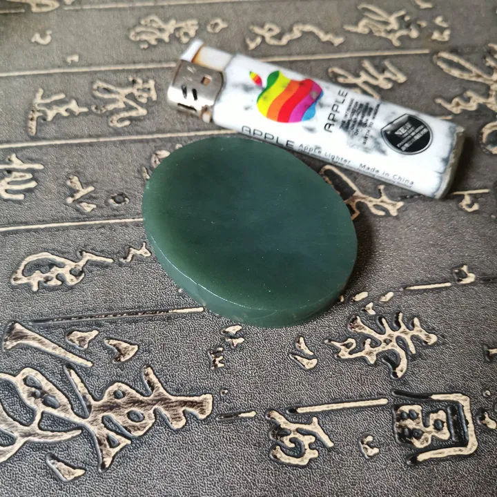 Natural Kunlun Jade Rough Nephrite Raw (60g, 5.8X4.5X1cm)