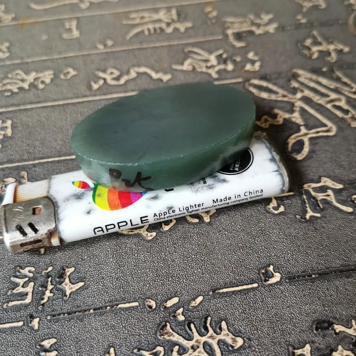 Natural Kunlun Jade Rough Nephrite Raw (60g, 5.8X4.5X1cm)