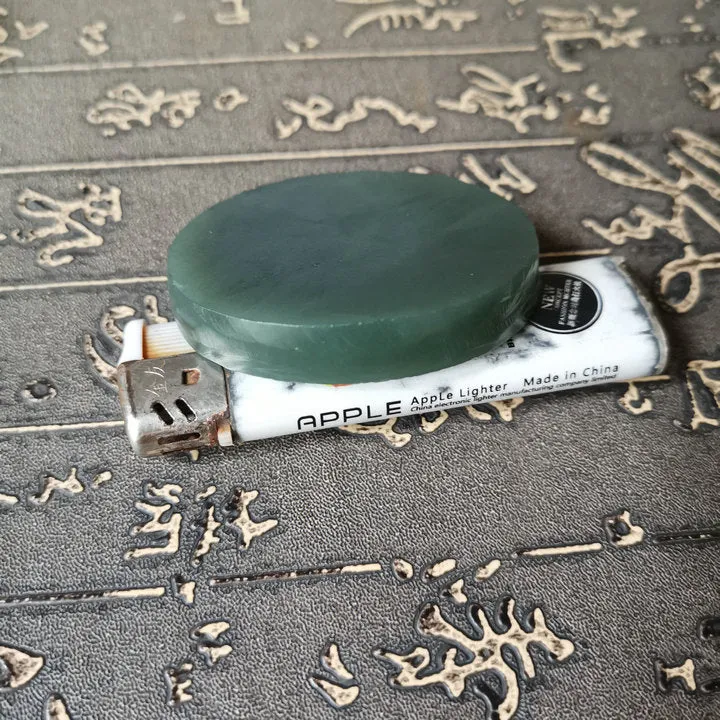 Natural Kunlun Jade Rough Nephrite Raw (60g, 5.8X4.5X1cm)