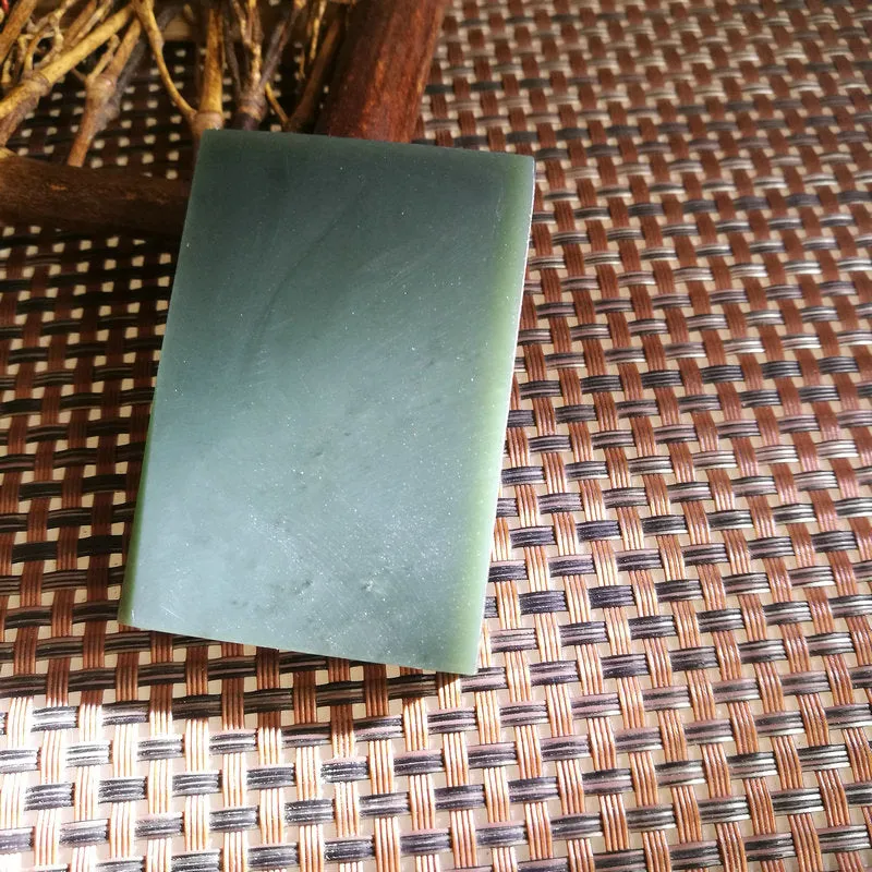 Natural Kunlun Jade Rough Nephrite Raw (65g,5.8X4cm)