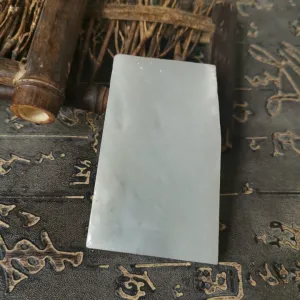 Natural Kunlun Jade Rough Nephrite Raw (82g, 7.5X4X0.9cm)