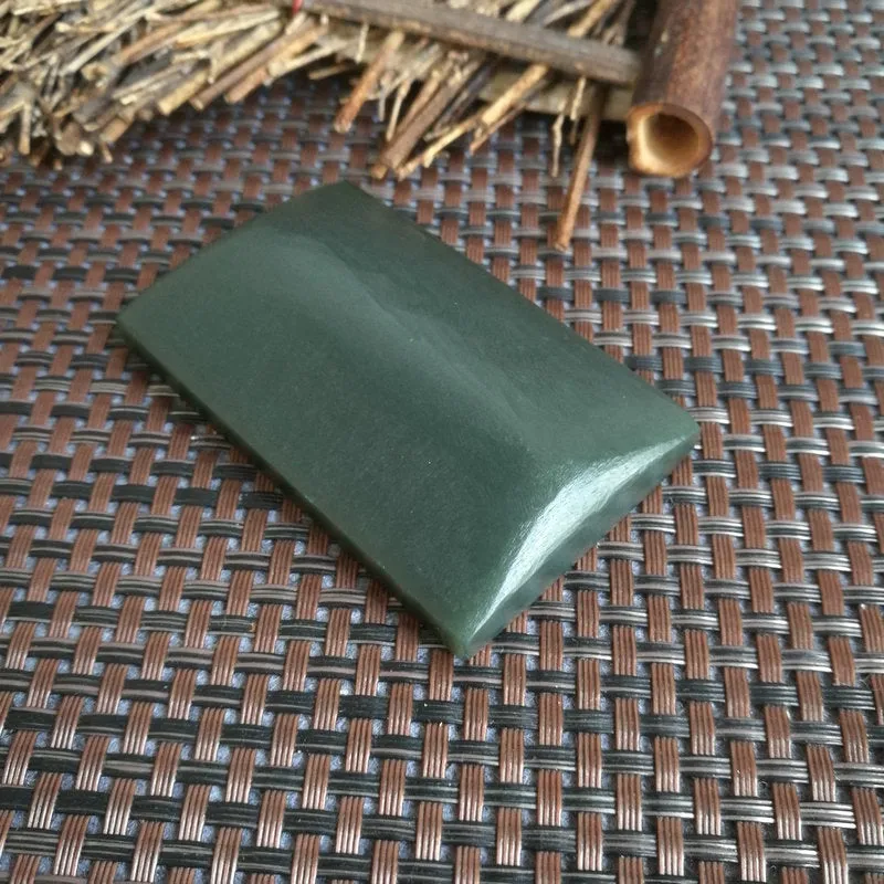 Natural Kunlun Jade Rough Nephrite Raw (86g,6.9X4.3X1.3cm)