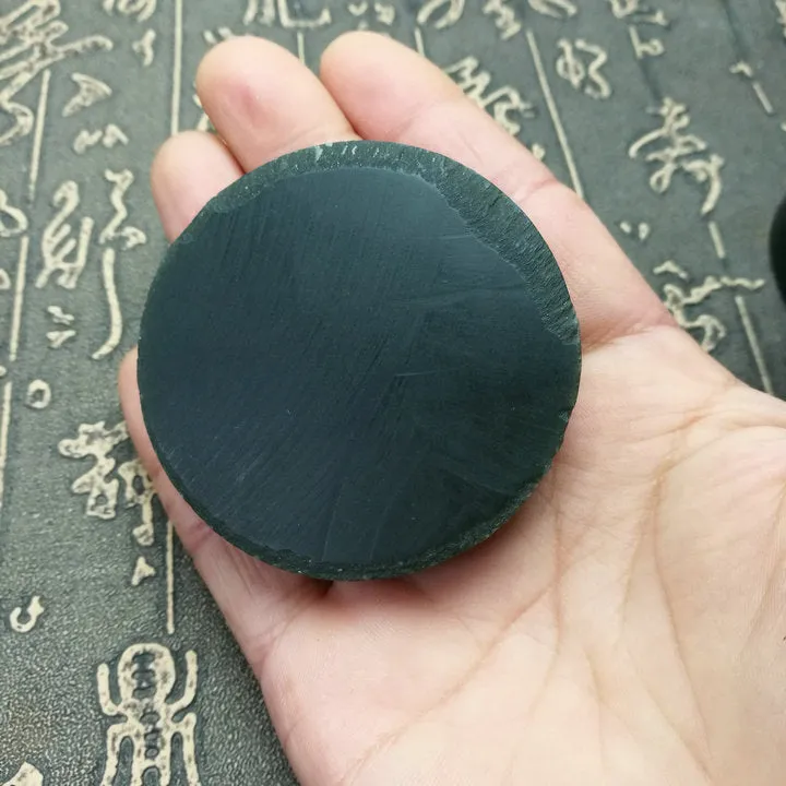 Natural Kunlun Jade Rough Nephrite Raw (88g, 5.5X5.5X1.2cm)