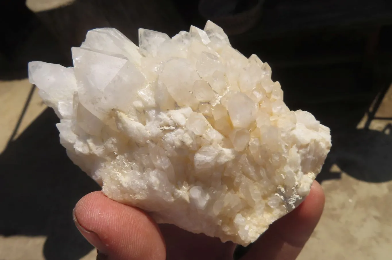 Natural Pineapple Candle Quartz Clusters x 6 From Antsirabe, Madagascar