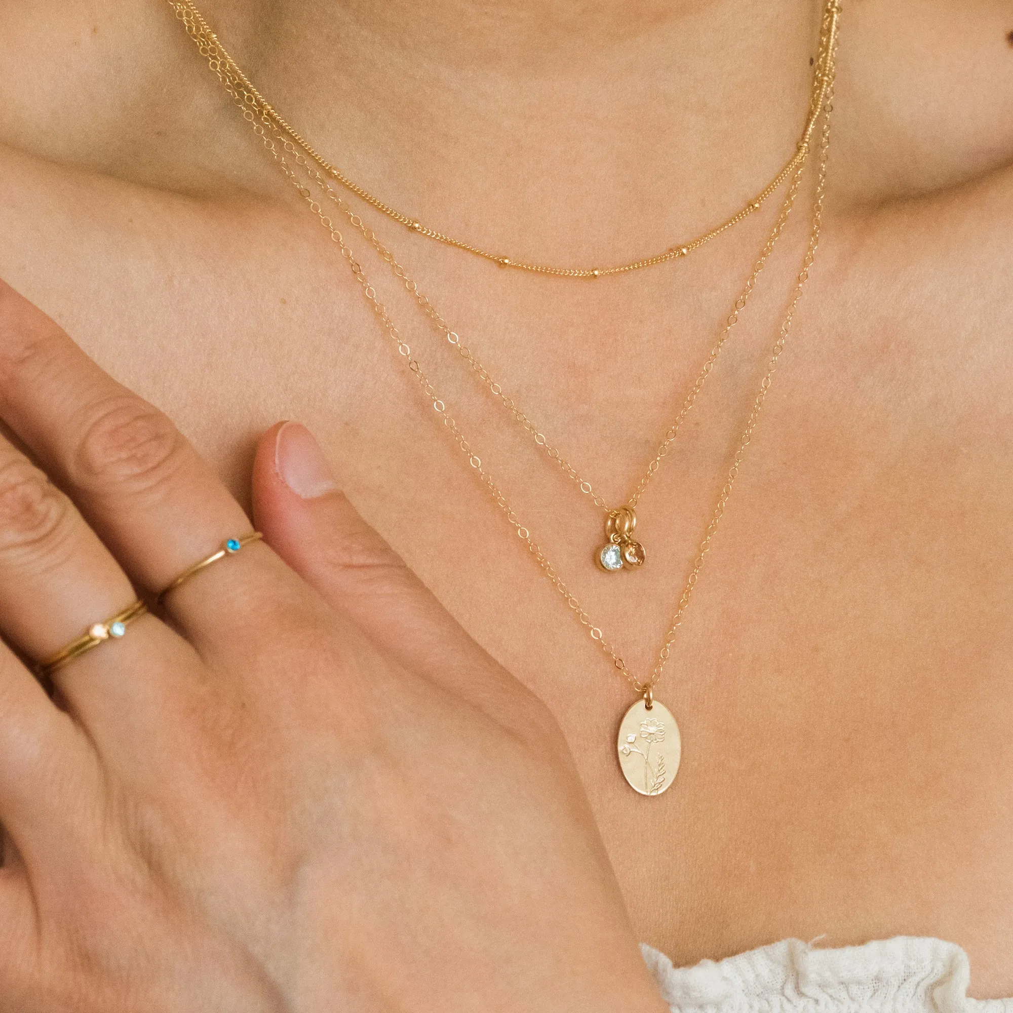 November Birthstone Charm (Citrine)
