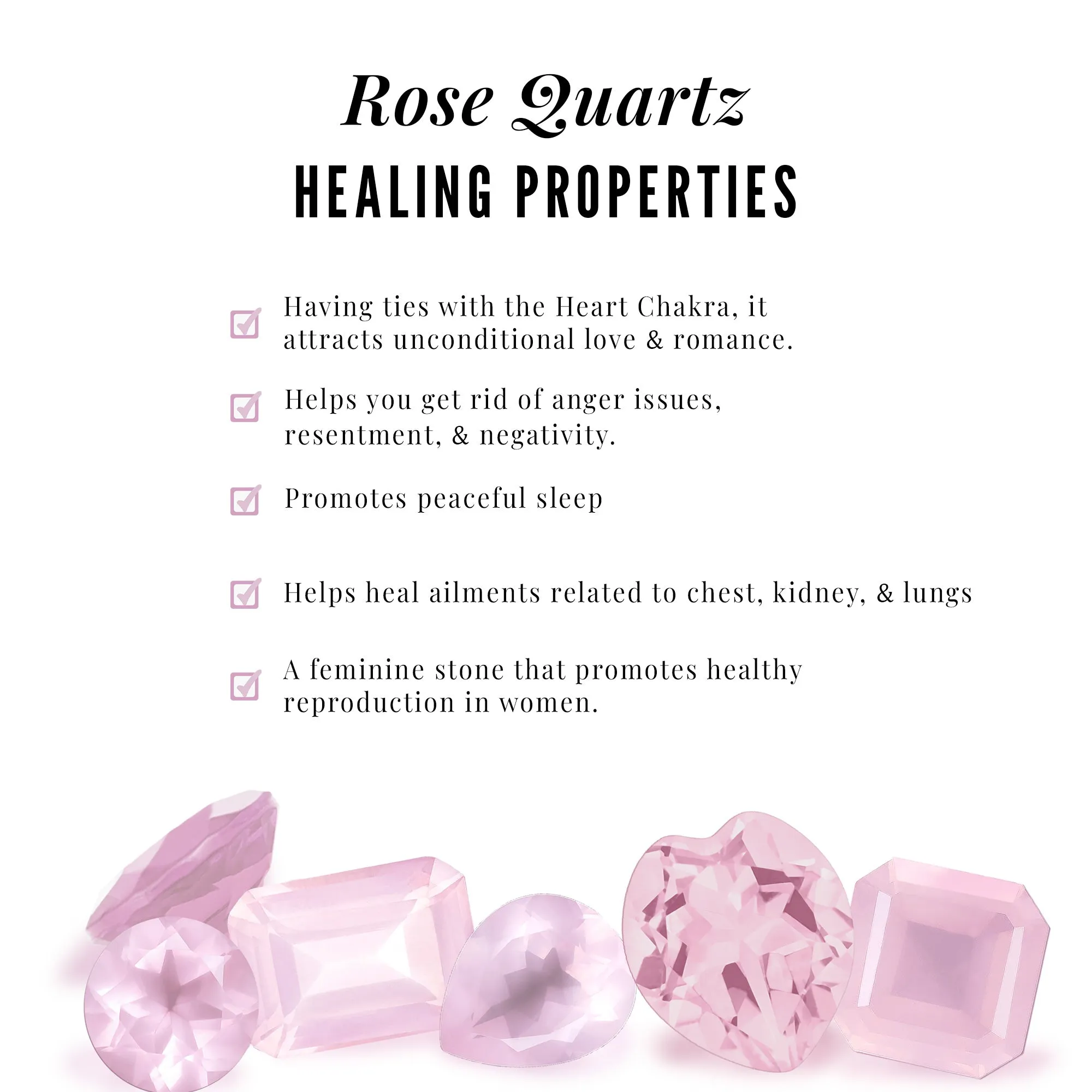 Octagon Cut Rose Quartz Contemporary Wedding Ring Set with Diamond