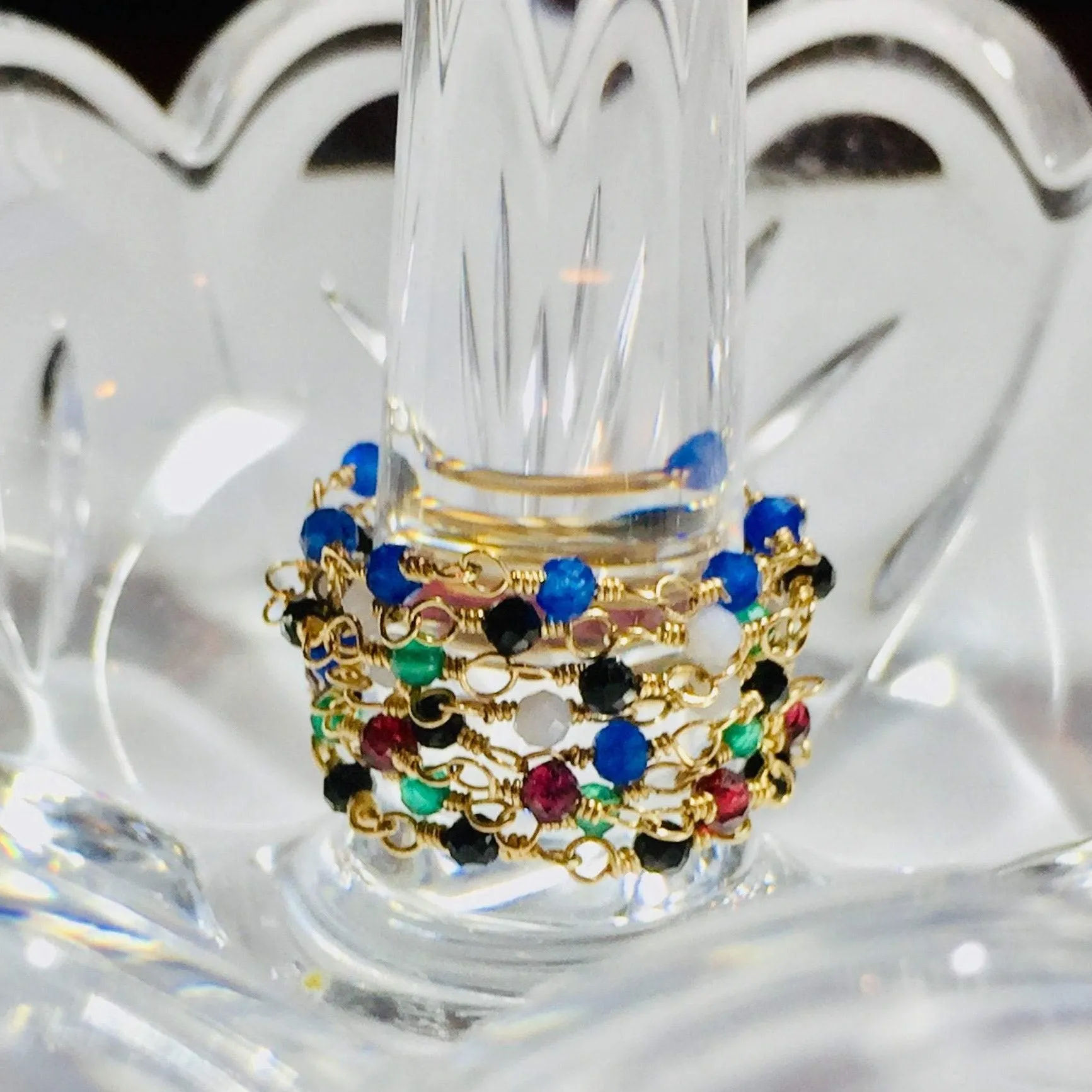 Onyx Bead Ring - Bonbon