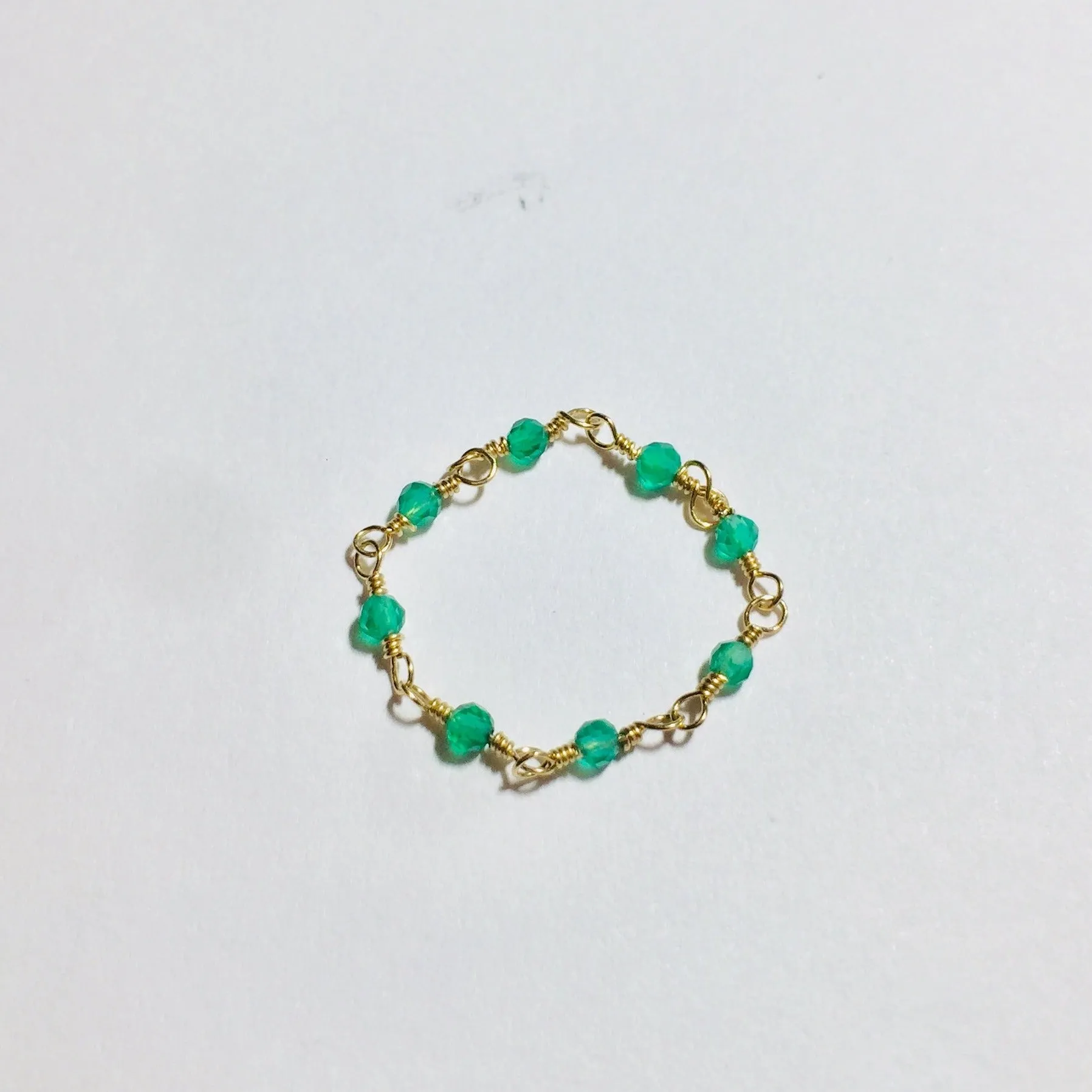 Onyx Bead Ring - Bonbon