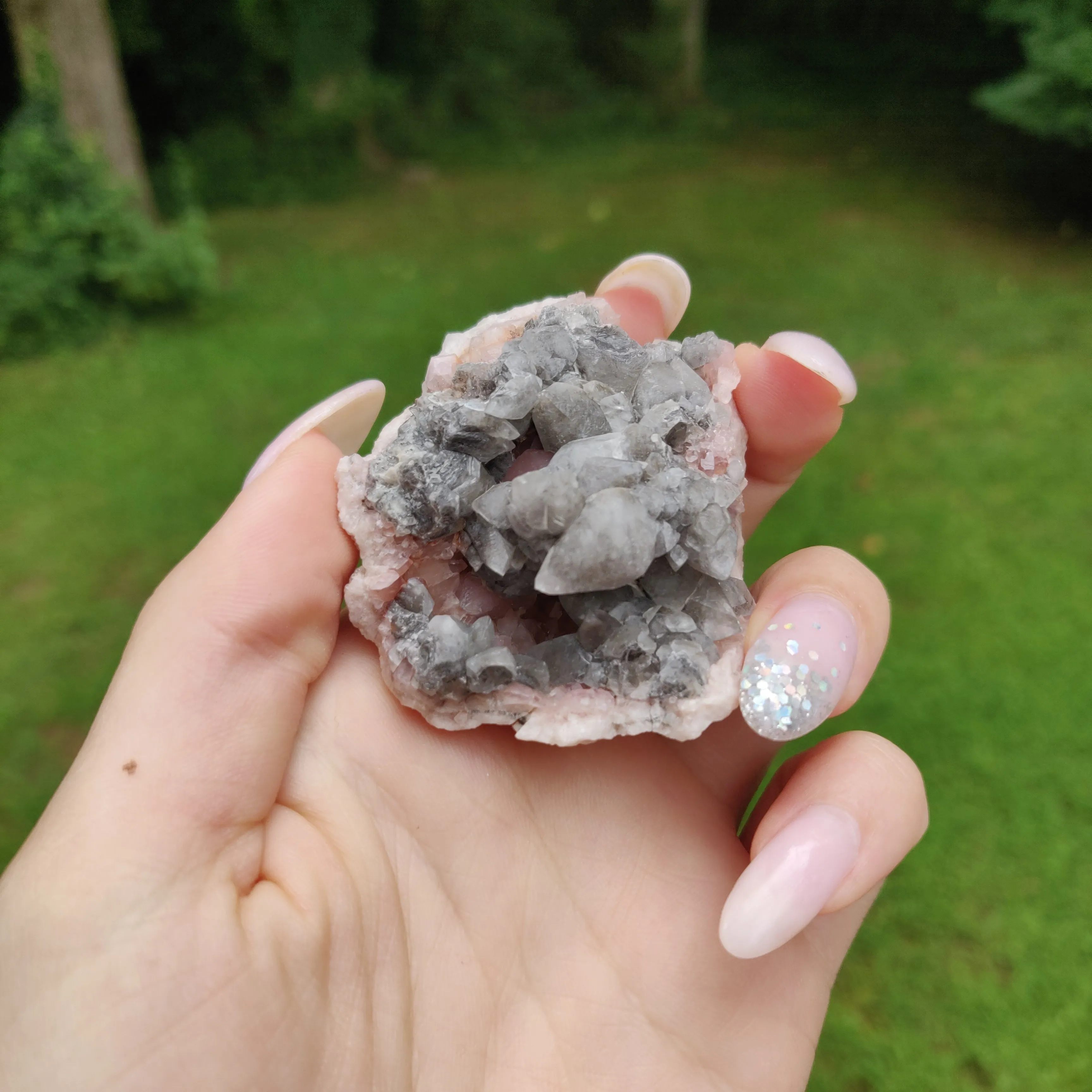 Pink Amethyst Geode  (#J3)