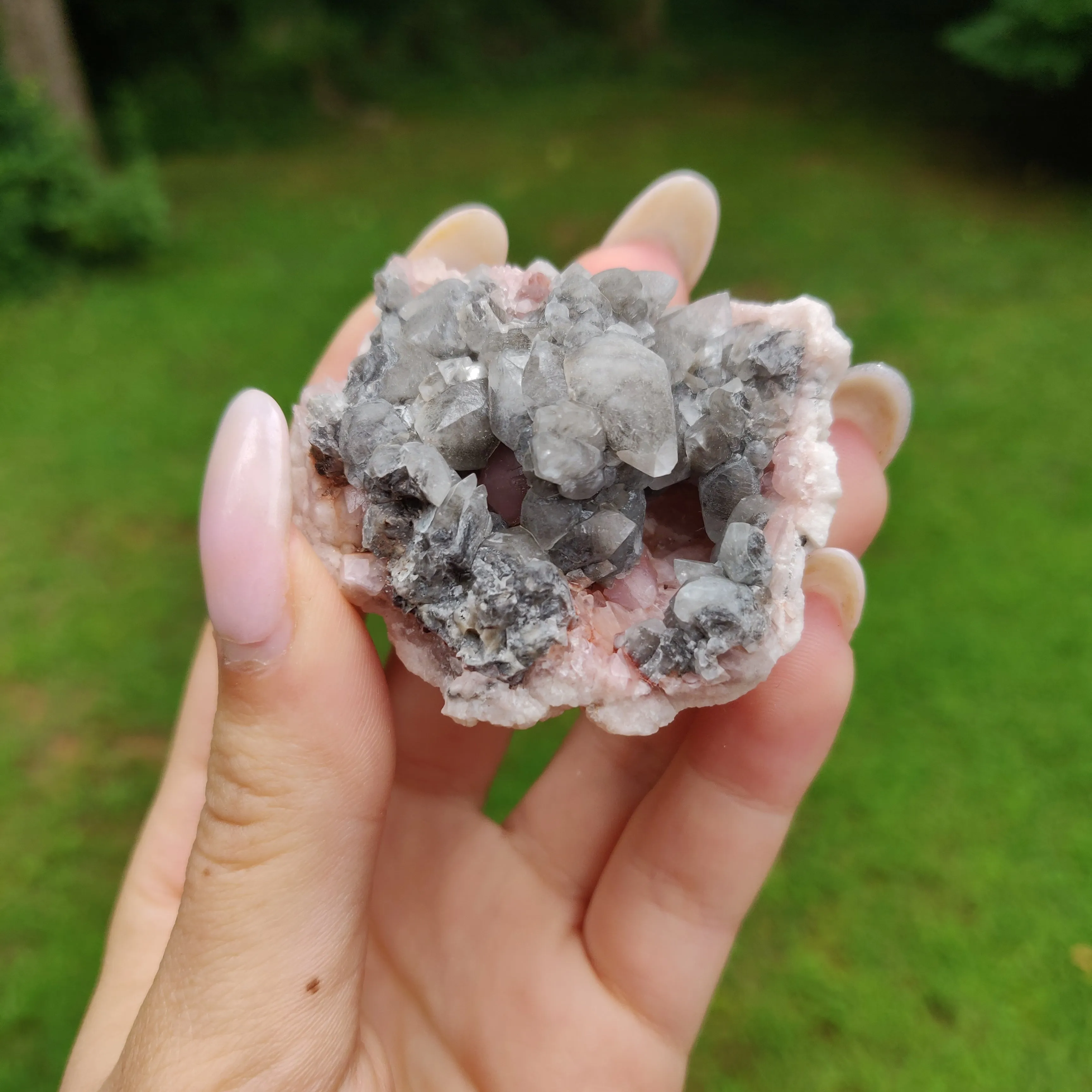 Pink Amethyst Geode  (#J3)