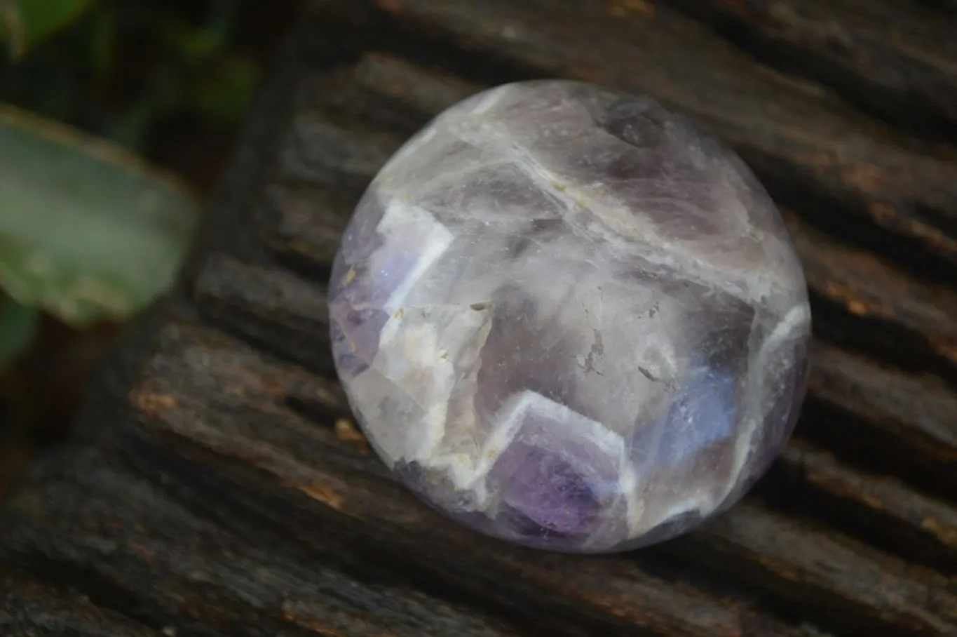 Polished Smokey Dream Amethyst Galet - Palm Stones x 12 From Madagascar