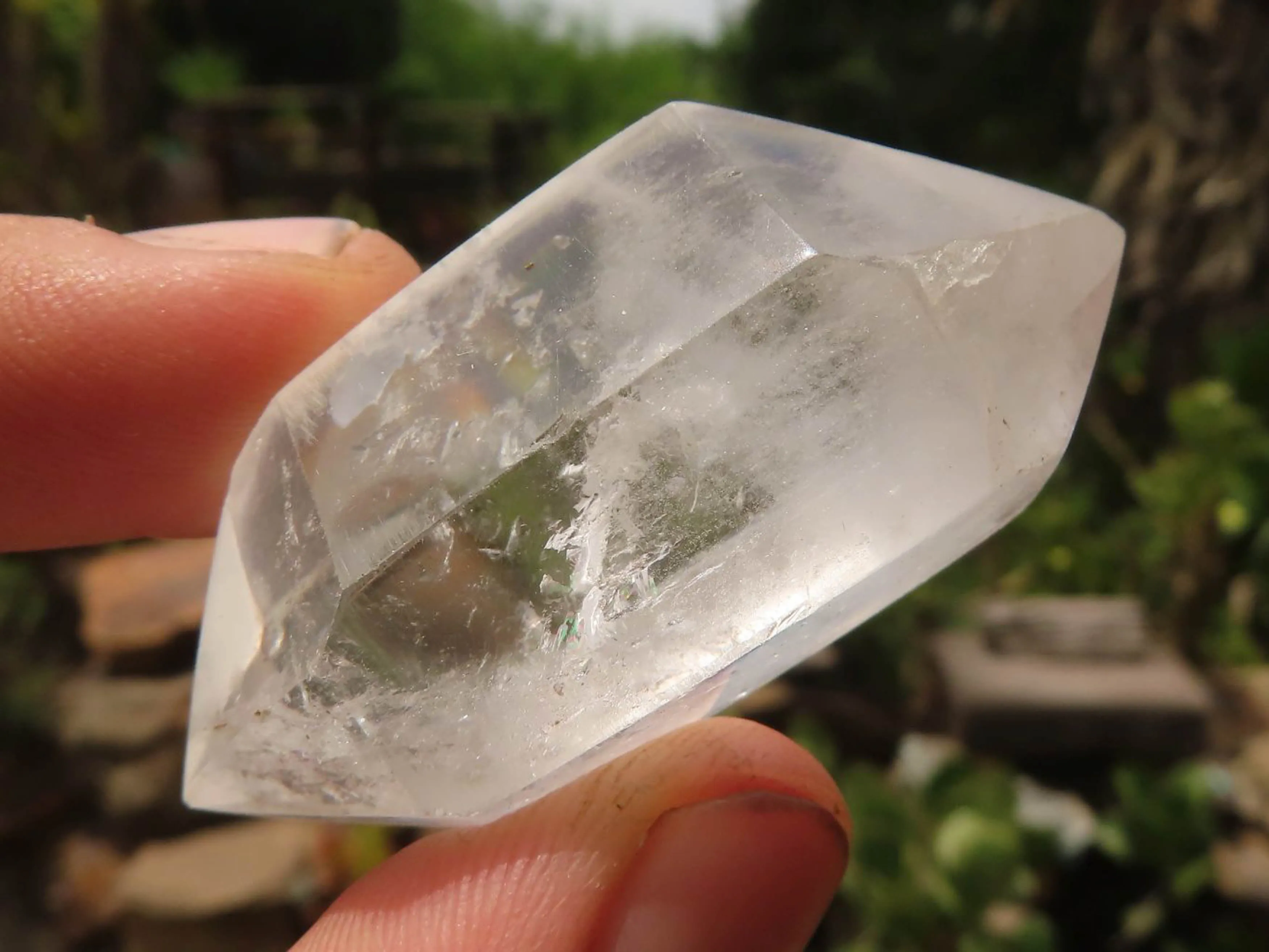 Polished Stunning Double Terminated Clear Quartz Crystals x 35 From Madagascar
