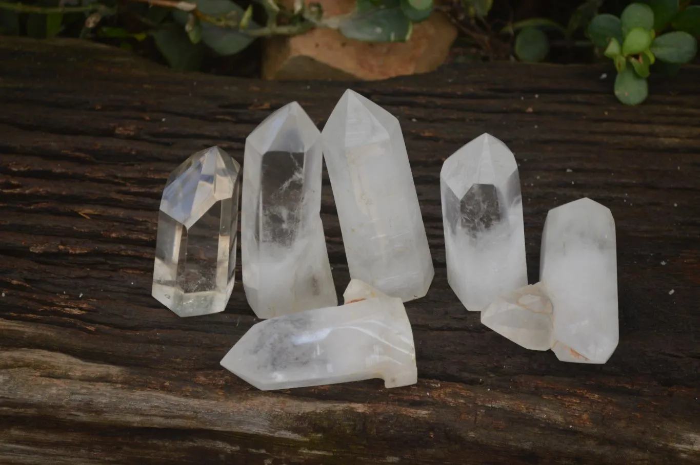Polished Stunning Selection Of Clear Quartz Points  x 6 From Madagascar