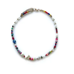 Rainbow Beaded Necklace