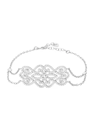 Regal Rose Bracelet Silver