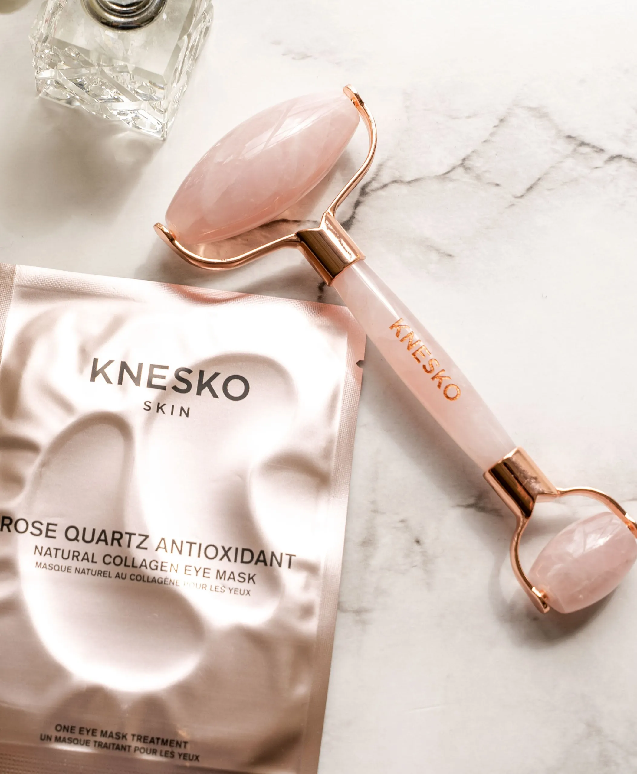 Rose Quartz Gemstone Roller