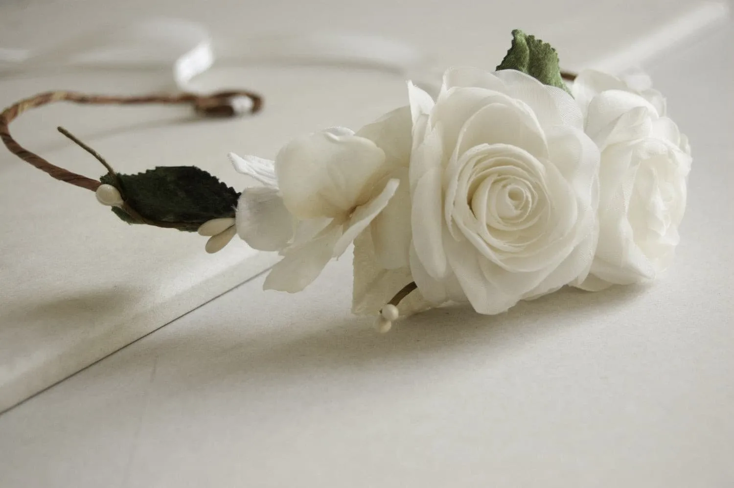 Rustic flower crown