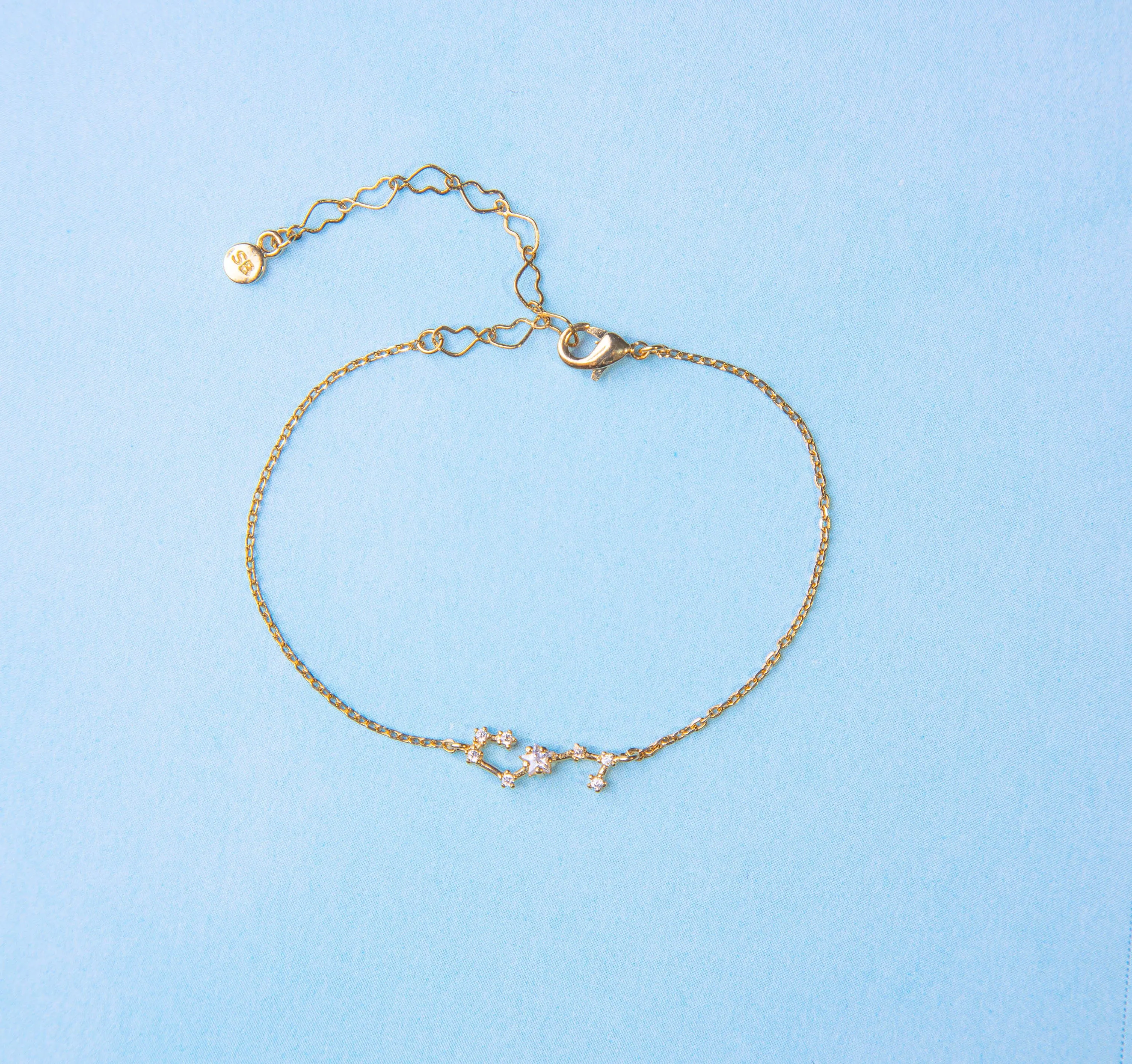 Scorpio Zodiac Constellation Bracelet with Zircon