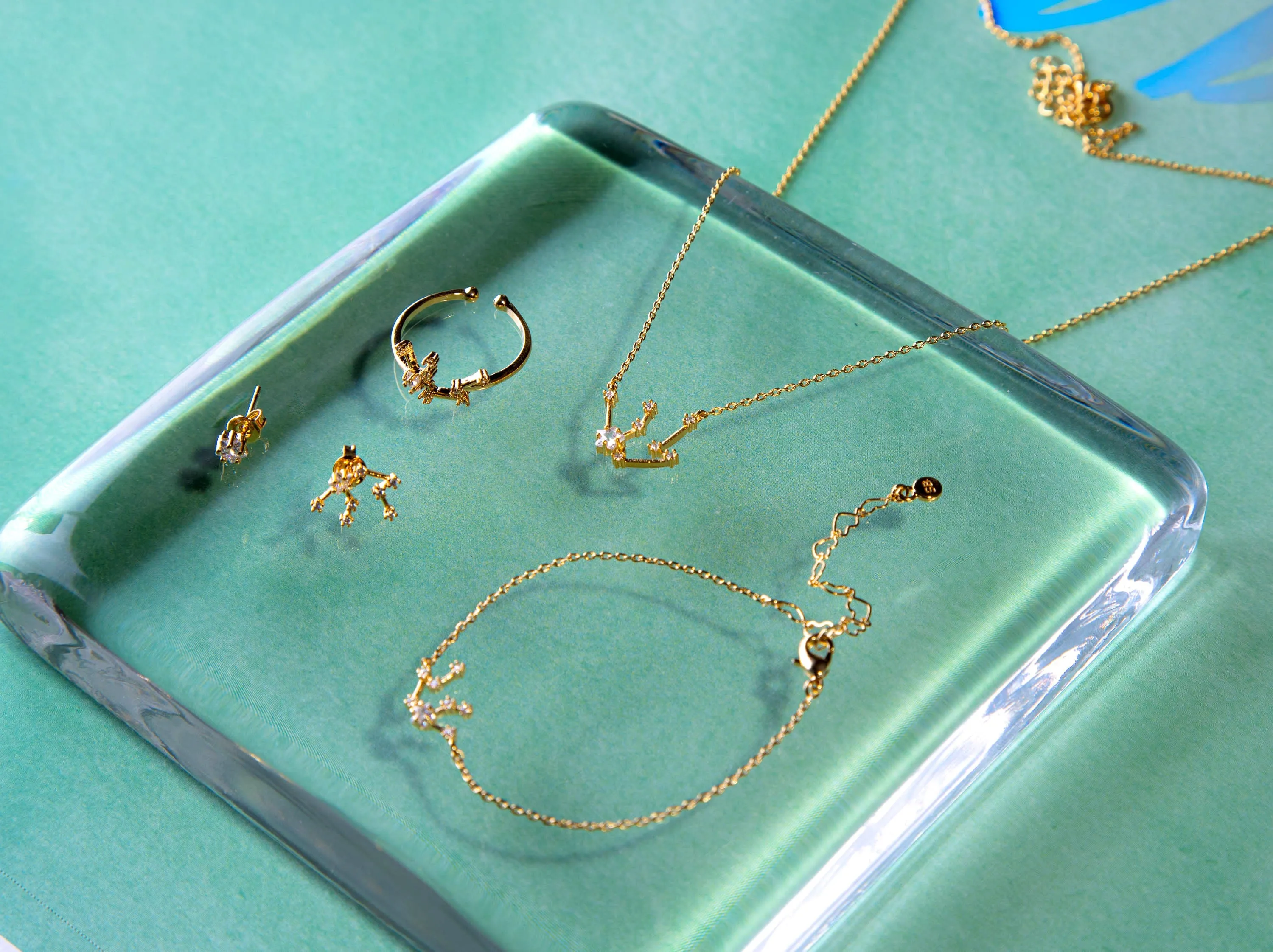 Scorpio Zodiac Constellation Bracelet with Zircon